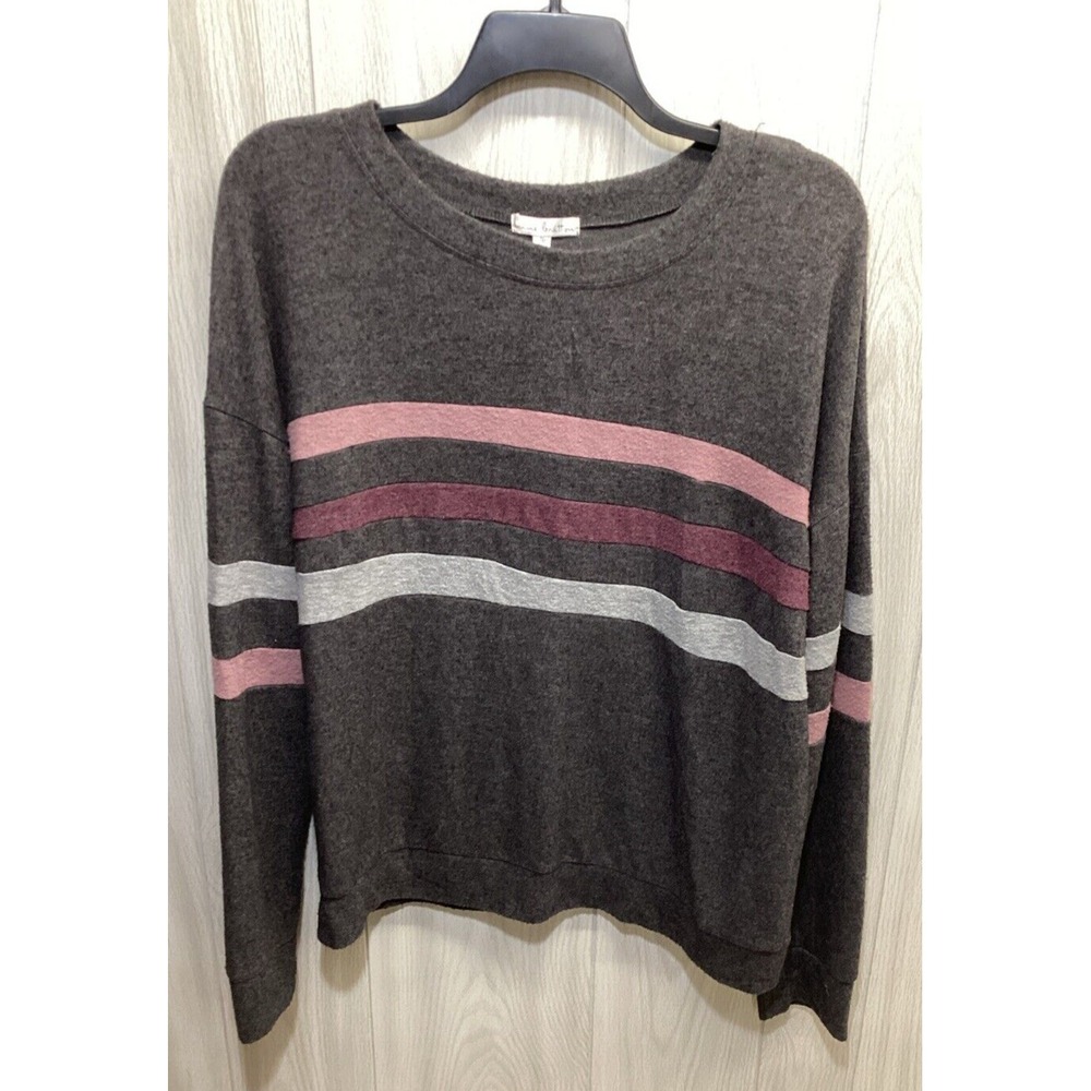 NINE BRITTON Women's (Size 2XL) Long Sleeve Crew‎ Neck Sweater Stretch